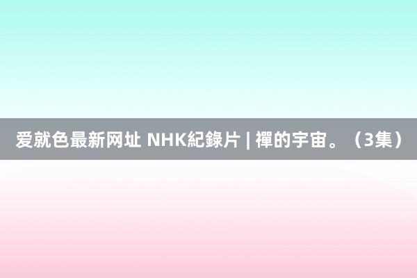 爱就色最新网址 NHK紀錄片 | 禪的宇宙。（3集）