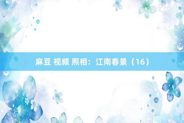 麻豆 视频 照相：江南春景（16）